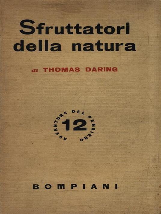   Sfruttatori della natura - Thomas Daring - copertina