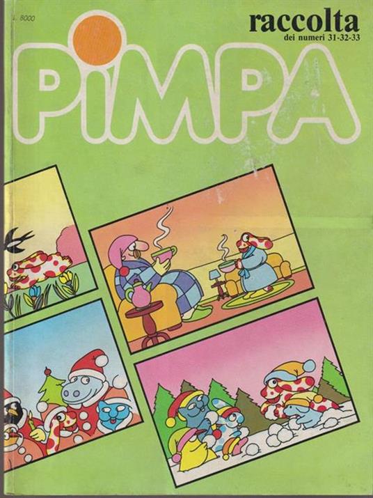   Raccolta Pimpa num. 31-32-33 - n.10 febbraio 1992 - copertina