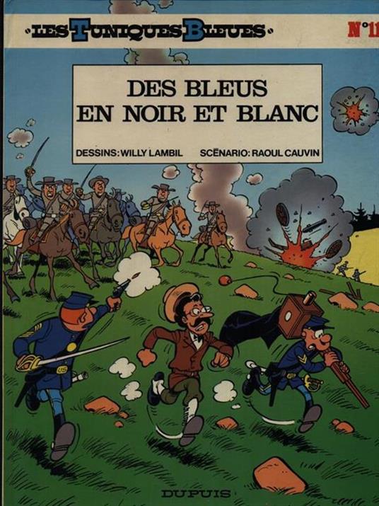   Des bleus en noir et blanc - Willy Lambil - copertina