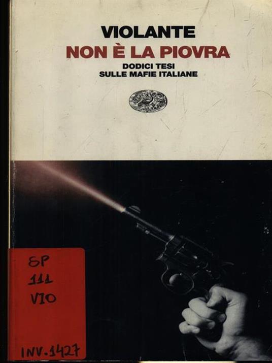   Non e' la piovra - Luciano Violante - copertina