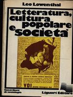   Letteratura, cultura popolare e società