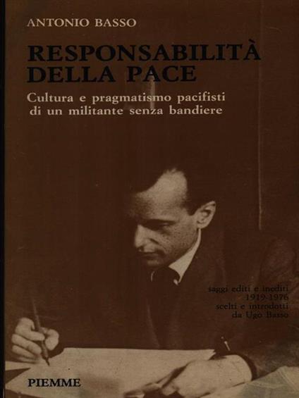   Responsabilità della pace - Antonio Basso - copertina