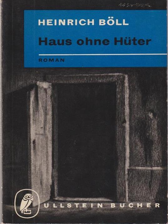   Haus ohne huter - Heinrich Böll - copertina