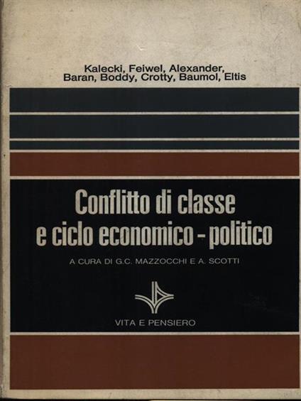   Conflitto di classe e ciclo economico politico - copertina