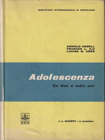 Adolescenza - copertina