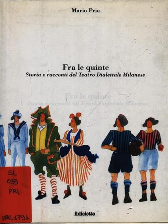 Fra le quinte - Mario Pria - copertina