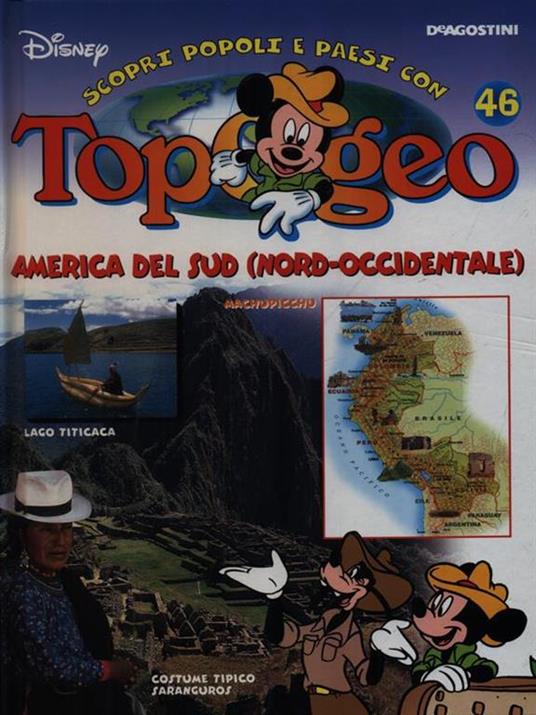 Topogeo 46 America del Sud (Nord-Occidentale) - copertina
