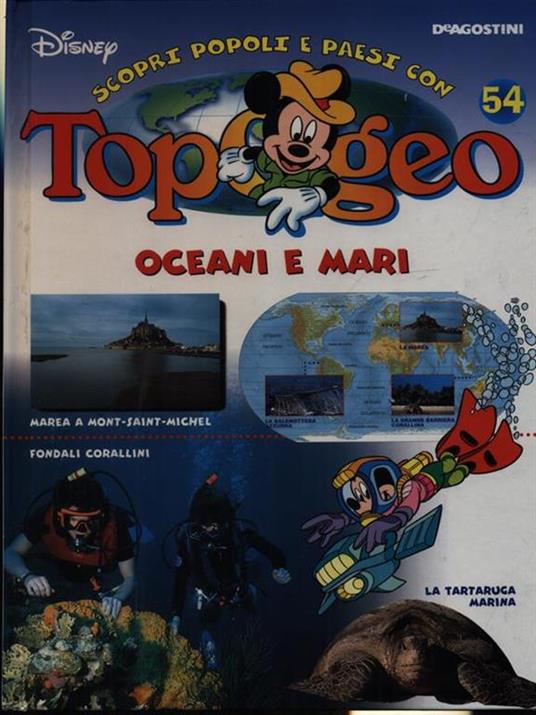 Topogeo 54 Oceani e mari - copertina