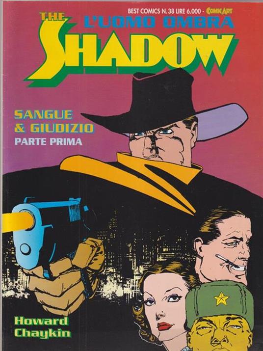 The  Shadow L'uomo ombra - Sangue & giudizio parte prima - Howard Chaykin - copertina