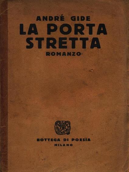 La porta stretta - André Gide - copertina