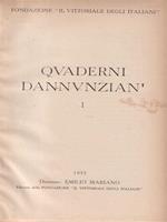   Quaderni dannunziani I-II