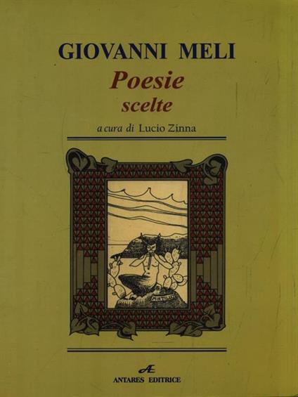 Poesie scelte - Giovanni Meli - copertina