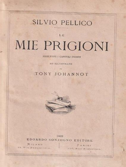 Le mie prigioni - Silvio Pellico - copertina