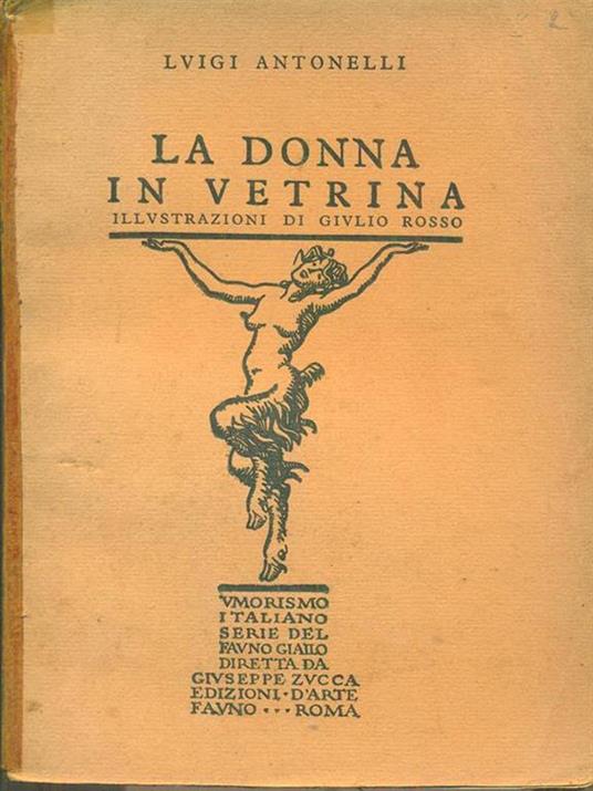 La donna in vetrina - Luigi Antonelli - copertina