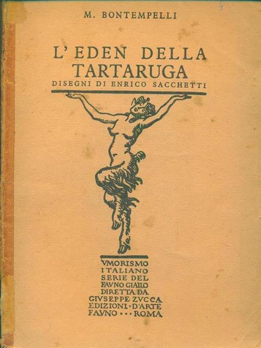 L' eden della tartaruga - M. Bontempelli - copertina