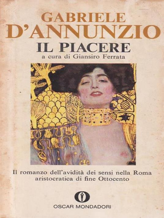 Il piacere - Gabriele D'Annunzio - copertina