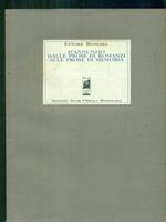   D'Annunzio dalle prose di romanzi alle prose di memoria