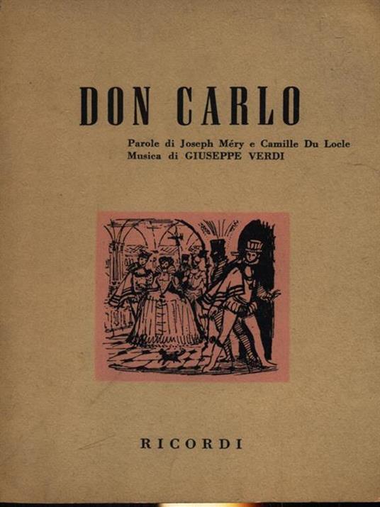 Don Carlo - Giuseppe Verdi - copertina