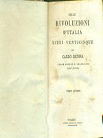 Delle rivoluzioni d'Italia libri venticinque Tomo quinto