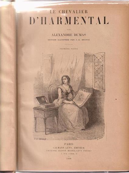 Le chevalier d'Harmental - Alexandre Dumas - copertina