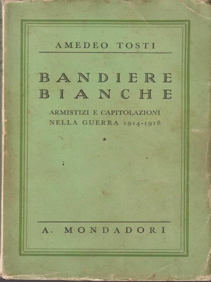 Bandiere bianche - Amedeo Tosti - copertina