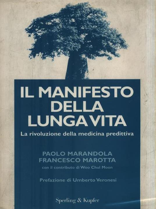 Il manifesto della lunga vita - Paolo Marandola - copertina