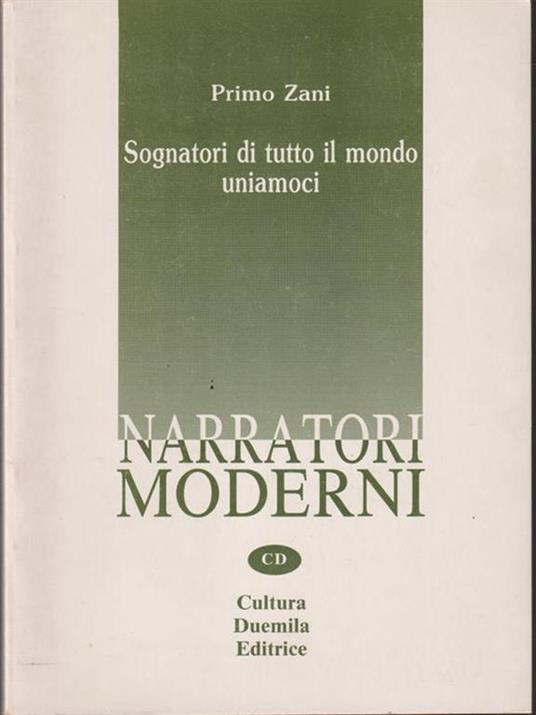 Sognatori di tutto il mondo uniamoci - Primo Zani - copertina