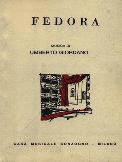   Fedora - Umberto Giordano - copertina