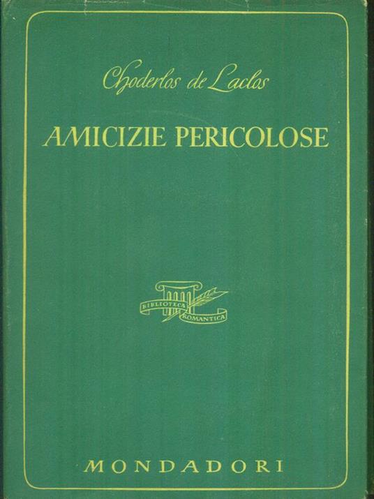 Amicizie pericolose - Choderlos De Laclos - copertina