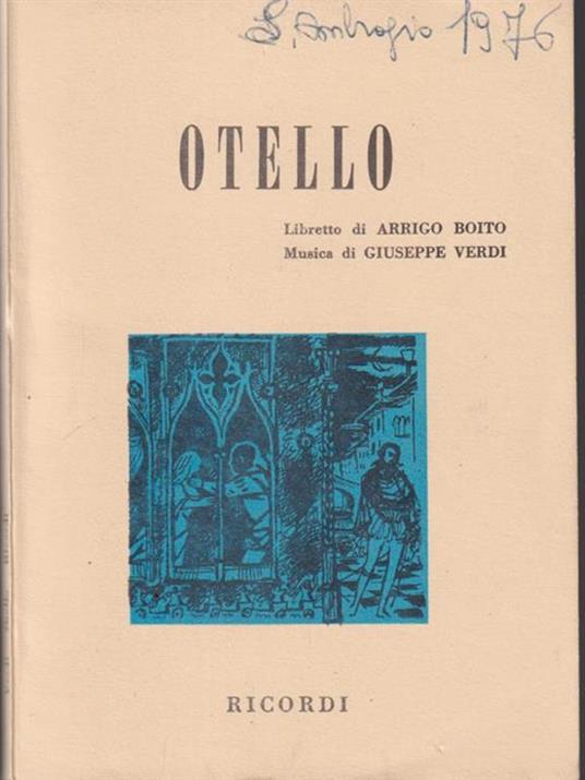   Otello - Giuseppe Verdi - copertina
