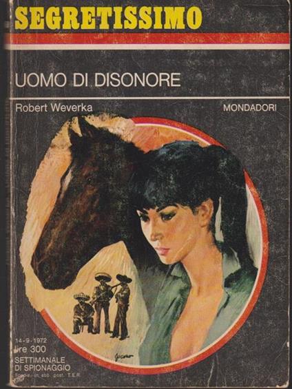   Uomo di disonore - Robert Weverka - copertina