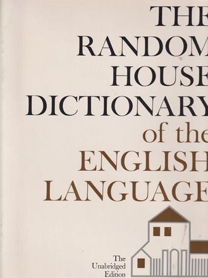 The Random House Dictionary of the English Language - Jess Stein - copertina