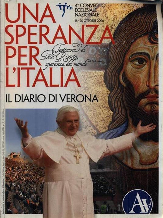 Una speranza per l'Italia. Il diario di Verona - copertina