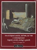   Galleria Sant'Agostino. Dipinti argenti arredi orologi e gioielli. Torino 19-20 maggio 2015