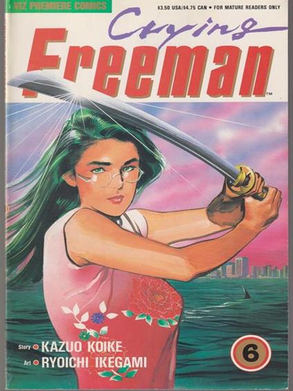   Crying Freeman 6 - copertina