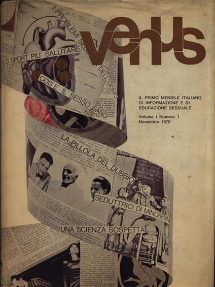   Venus - Volume I Numero 1/Novembre 1970 - copertina