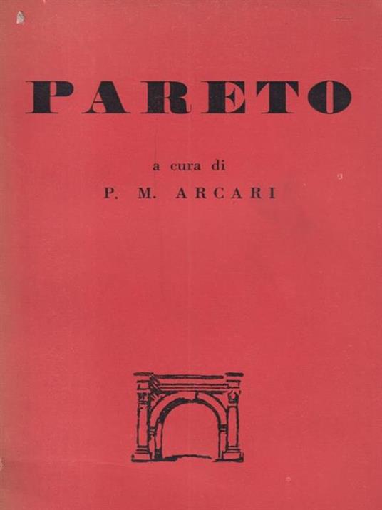   Pareto - P.M. Arcari - copertina