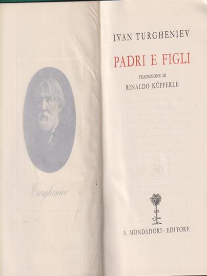   Padri e figli - Ivan Turgenev - copertina