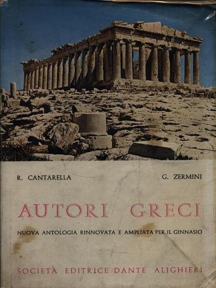   Autori greci - R. Cantarella - copertina