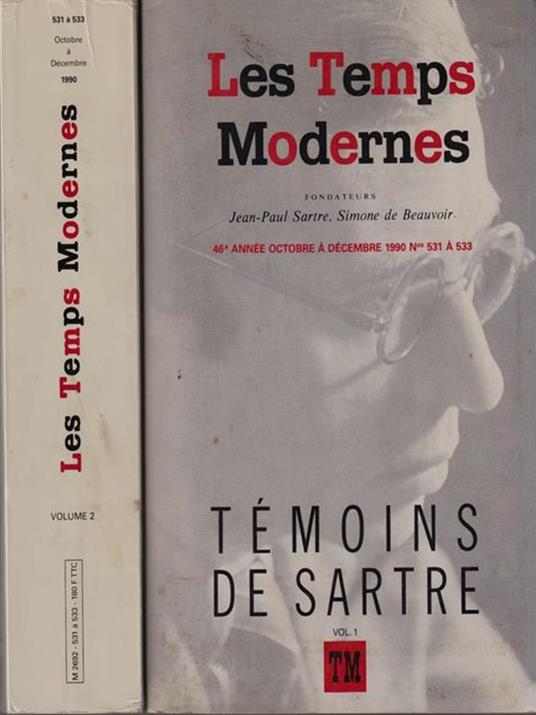 Les temps moderne - Temoins de Sartre 2 vv - copertina