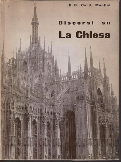 Discorsi su La Chiesa - G. b. Montini - copertina