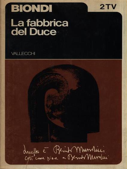 La fabbrica del Duce - Dino Biondi - copertina
