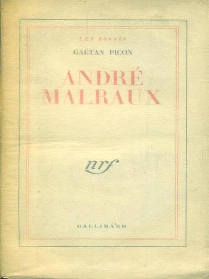   Andrè Malraux - Gaetan Picon - copertina