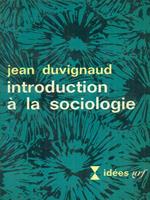   Introduction a la sociologie