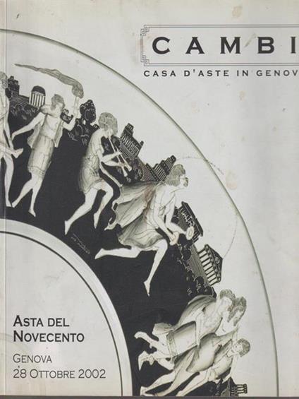   Cambi Asta 31/ Asta del novecento 28 ottobre 2002 - copertina