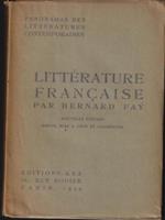   Panorama de la litterature contemporaine