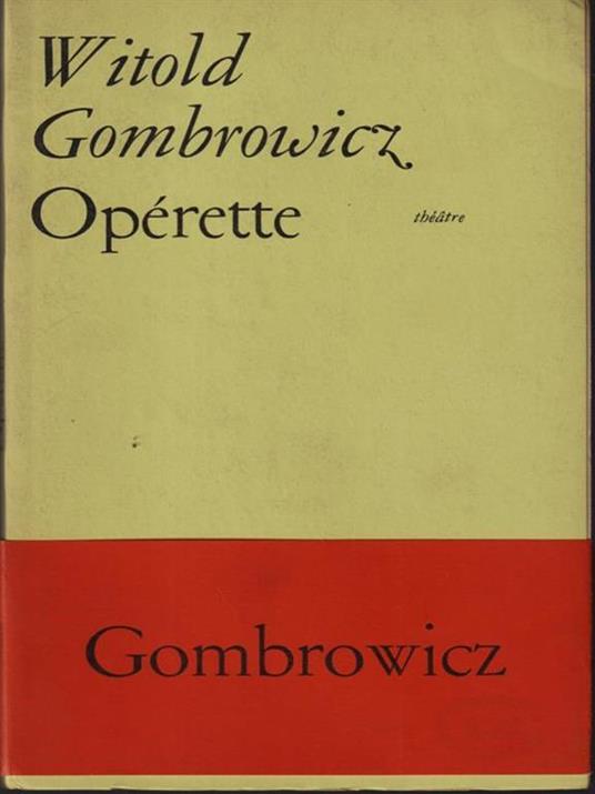   Operette - Witold Gombrowicz - copertina