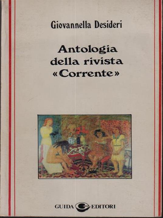   Antologia della rivista ''Correntè' - Giovannella Desideri - copertina