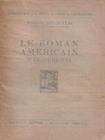 Le roman american d'aujourd'hui