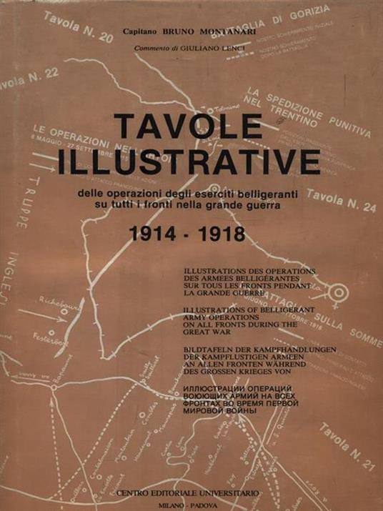 Tavole illustrative 1914-1918 - Bruno Montanari - copertina